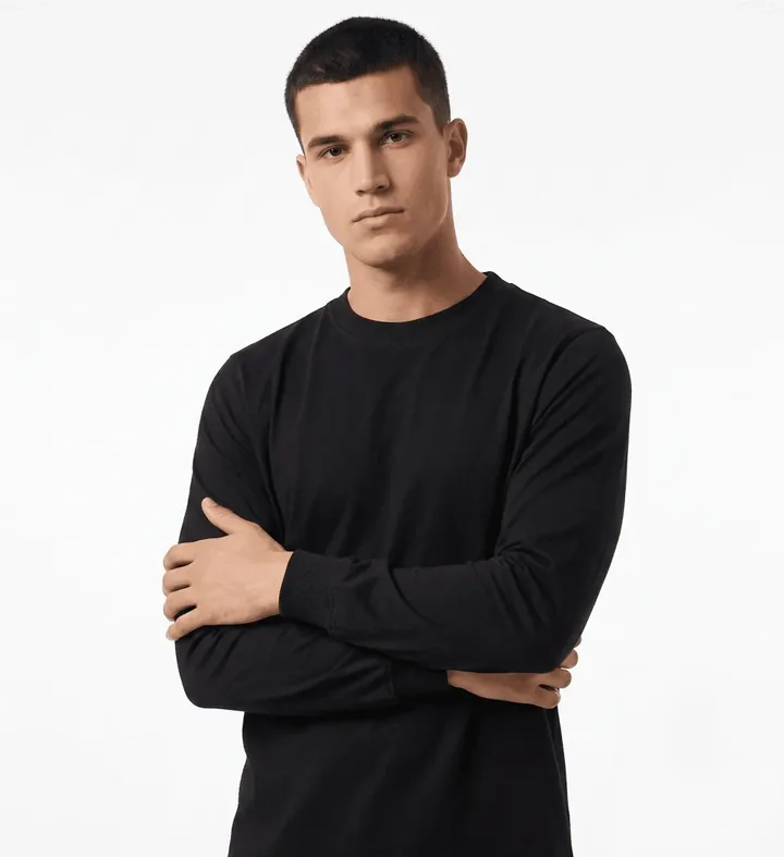 Full Sleeve Combed Cotton T-Shirt Model by SP CREATION